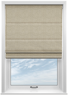 Roslin (Blackout), Hazelnut - Roman Blind